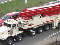 betonová pumpa Mercedes-Benz